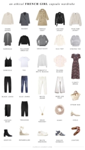 An ethical French Girl's capsule wardrobe