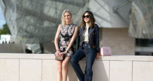 Two stylist women photographed in an urban setting photo by nationtrendz
